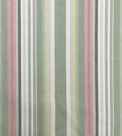 Quay Stripe Fabric by Ian Sanderson Apple Blossom Quay Stripe Fabric by Ian Sanderson Apple Blossom