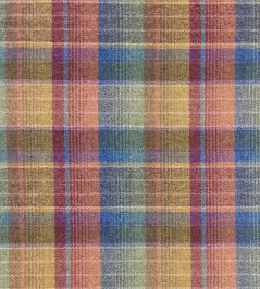 Cossack Plaid Fabric by Ian Sanderson Blue Moss Cossack Plaid Fabric by Ian Sanderson Blue Moss