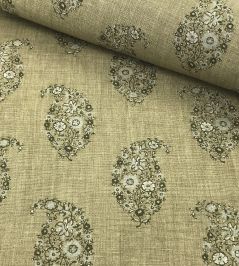 Jessamy Paisley Fabric by Ian Sanderson Catkin Jessamy Paisley Fabric by Ian Sanderson Catkin