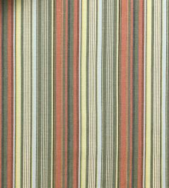 Pyjama Stripe Fabric by Ian Sanderson Chilli Pyjama Stripe Fabric by Ian Sanderson Chilli