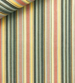 Pyjama Stripe Fabric by Ian Sanderson Kingfisher Pyjama Stripe Fabric by Ian Sanderson Kingfisher