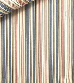 Pyjama Stripe Fabric by Ian Sanderson Mandarin Pyjama Stripe Fabric by Ian Sanderson Mandarin