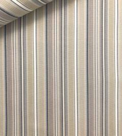 Pyjama Stripe Fabric by Ian Sanderson Dove Pyjama Stripe Fabric by Ian Sanderson Dove