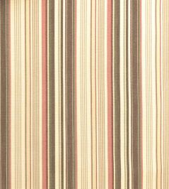 Pyjama Stripe Fabric by Ian Sanderson Persimmon Pyjama Stripe Fabric by Ian Sanderson Persimmon