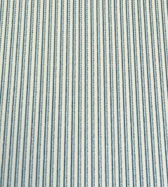 Flo Stripe Fabric by Ian Sanderson Navy Flo Stripe Fabric by Ian Sanderson Navy