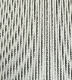 Flo Stripe Fabric by Ian Sanderson Charcoal Flo Stripe Fabric by Ian Sanderson Charcoal
