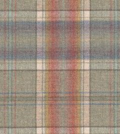 Galloway Plaid Fabric by Ian Sanderson Heathland Galloway Plaid Fabric by Ian Sanderson Heathland