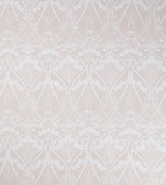 Ianthe Bloom Mono in Chiltern Linen Fabric by Liberty Pewter Plaster Pink Ianthe Bloom Mono in Chiltern Linen Fabric by Liberty Pewter Plaster Pink