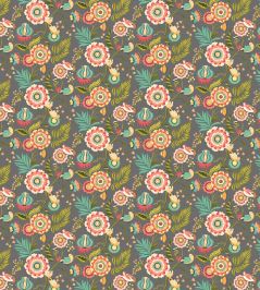 Ichika Trail Wallpaper by Ohpopsi Charcoal & Teal Ichika Trail Wallpaper by Ohpopsi Charcoal & Teal