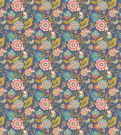 Ichika Trail Wallpaper by Ohpopsi Royal Blue & Gold Ichika Trail Wallpaper by Ohpopsi Royal Blue & Gold