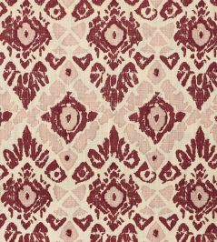 Ikat Fabric by Barneby Gates Red/Pink Ikat Fabric by Barneby Gates Red/Pink