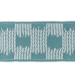 Ikat Border Trimming by Villa Nova Teal Ikat Border Trimming by Villa Nova Teal