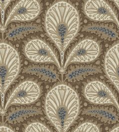 Ikat Clover Wallpaper by Josephine Munsey Brown Ikat Clover Wallpaper by Josephine Munsey Brown