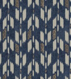 Ikat Desert Wallpaper by Eijffinger Blue Ikat Desert Wallpaper by Eijffinger Blue