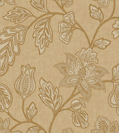 Ikat Flower Trail Wallpaper by Eijffinger Amber Ikat Flower Trail Wallpaper by Eijffinger Amber