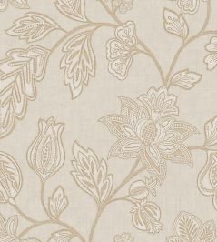 Ikat Flower Trail Wallpaper by Eijffinger Beige Ikat Flower Trail Wallpaper by Eijffinger Beige