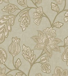 Ikat Flower Trail Wallpaper by Eijffinger Thyme Ikat Flower Trail Wallpaper by Eijffinger Thyme