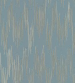 Ikat Wallpaper by Langelid Von Bromssen Smokey Blue Ikat Wallpaper by Langelid Von Bromssen Smokey Blue