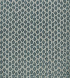 Ikat Spot Fabric by Zoffany Blue Stone Ikat Spot Fabric by Zoffany Blue Stone