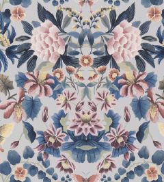Ikebana Damask Wallpaper by Designers Guild Slate Blue Ikebana Damask Wallpaper by Designers Guild Slate Blue