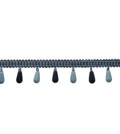 Ilana Beaded Fringe Trimming by Samuel & Sons Night Sky Ilana Beaded Fringe Trimming by Samuel & Sons Night Sky