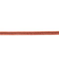 Ilana Cord With Tape Trimming by Samuel & Sons Coral Ilana Cord With Tape Trimming by Samuel & Sons Coral