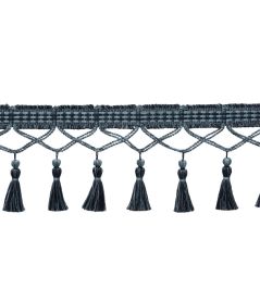 Ilana Tassel Fringe Trimming by Samuel & Sons Night Sky Ilana Tassel Fringe Trimming by Samuel & Sons Night Sky