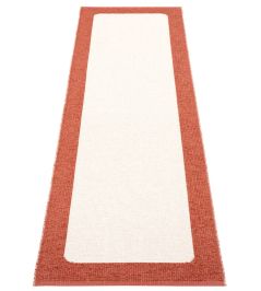 Ilda Runner Rug by Pappelina Brick/Vanilla Ilda Runner Rug by Pappelina Brick/Vanilla