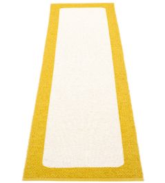 Ilda Runner Rug by Pappelina Mustard/Vanilla Ilda Runner Rug by Pappelina Mustard/Vanilla