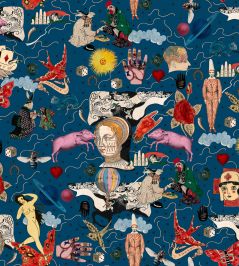 Illusionary Daytime Wallpaper by MINDTHEGAP Blue Illusionary Daytime Wallpaper by MINDTHEGAP Blue