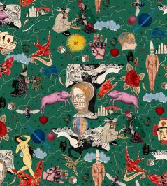 Illusionary Daytime Wallpaper by MINDTHEGAP Green Illusionary Daytime Wallpaper by MINDTHEGAP Green