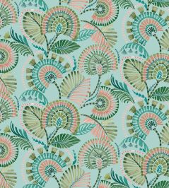 Imara Fabric by Arley House Aqua Imara Fabric by Arley House Aqua