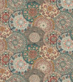 Imari Fabric by GP & J Baker Teal Imari Fabric by GP & J Baker Teal