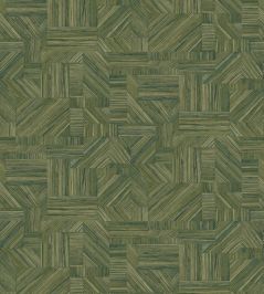 Imbrication Wallpaper by Casamance Vert Mousse Imbrication Wallpaper by Casamance Vert Mousse
