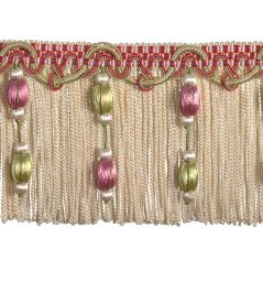 Imperiale Bullion Beaded Fringe Trimming by Houles Primavera Imperiale Bullion Beaded Fringe Trimming by Houles Primavera