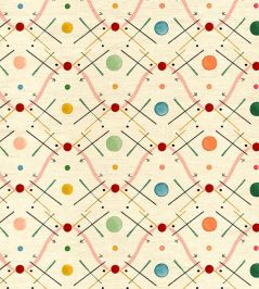 Improvisation number 1 Fabric by Ottoline Pink Improvisation number 1 Fabric by Ottoline Pink