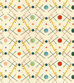 Improvisation number 1 Fabric by Ottoline Yellow Improvisation number 1 Fabric by Ottoline Yellow