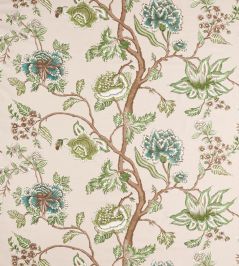 Indienne Fabric by Harlequin Blush/Forest Indienne Fabric by Harlequin Blush/Forest