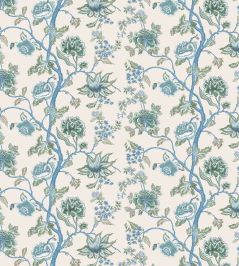 Indienne Wallpaper by Harlequin Cornflower/Pine Indienne Wallpaper by Harlequin Cornflower/Pine