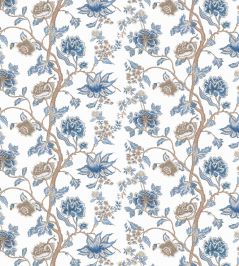 Indienne Wallpaper by Harlequin Indigo/Birch Indienne Wallpaper by Harlequin Indigo/Birch