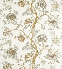 Indienne Fabric by Harlequin Taupe/Ochre Indienne Fabric by Harlequin Taupe/Ochre