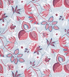 Indienne Hazel Wallpaper by Anna French Red/Blue Indienne Hazel Wallpaper by Anna French Red/Blue