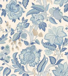 Indienne Tree Wallpaper by George & Minnie Periwinkle Indienne Tree Wallpaper by George & Minnie Periwinkle