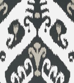 Indies Ikat Wallpaper by Thibaut Black Indies Ikat Wallpaper by Thibaut Black