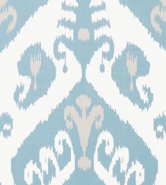 Indies Ikat Wallpaper by Thibaut French Blue Indies Ikat Wallpaper by Thibaut French Blue