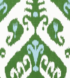 Indies Ikat Wallpaper by Thibaut Green Indies Ikat Wallpaper by Thibaut Green