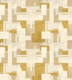 Indore Fabric by JORO T63-Ochre/Gold Indore Fabric by JORO T63-Ochre/Gold