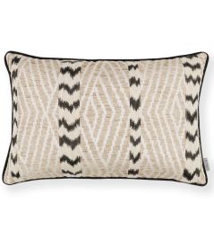 Indu Cushion 40 x 60cm by Romo Charcoal Indu Cushion 40 x 60cm by Romo Charcoal