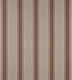 Indus Stripe Fabric by Jane Churchill Red / Green Indus Stripe Fabric by Jane Churchill Red / Green