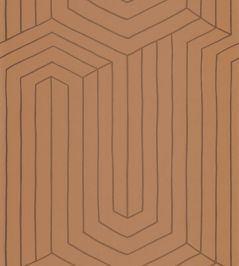 Infini Wallpaper by Caselio Camel Cuivre Infini Wallpaper by Caselio Camel Cuivre